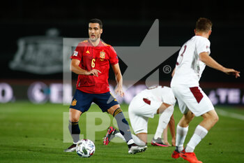 2020-10-10 - Mikel Merino of Spain in action during the UEFA Nations League football match between Spain and Switzerland on october 10, 2020 at Alfredo Di Stefano stadium in Valdebebas, Madrid, Spain - Photo Oscar J Barroso / Spain DPPI / DPPI - SPAIN VS SWITZERLAND - UEFA NATIONS LEAGUE - SOCCER