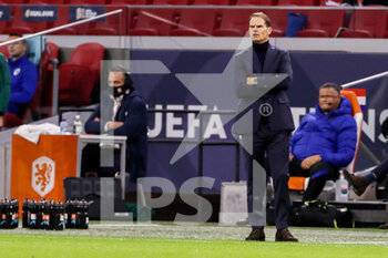 2020-11-15 - Head Coach Frank de Boer of the Netherlands during the UEFA Nations League football match between Netherlands and Bosnia and Herzegovina on november 15, 2020 at Johan Cruijff Arena in Amsterdam, Netherlands - Photo Marcel ter Bals / Orange Pictures / DPPI - NETHERLANDS VS BOSNIA AND HERZEGOVINA - UEFA NATIONS LEAGUE - SOCCER