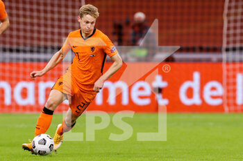 2020-11-15 - Frenkie de Jong of the Netherlands during the UEFA Nations League football match between Netherlands and Bosnia and Herzegovina on november 15, 2020 at Johan Cruijff Arena in Amsterdam, Netherlands - Photo Marcel ter Bals / Orange Pictures / DPPI - NETHERLANDS VS BOSNIA AND HERZEGOVINA - UEFA NATIONS LEAGUE - SOCCER