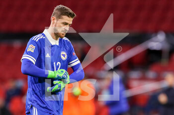 2020-11-15 - Ibrahim Sehic of Bosnia and Herzegovina during the UEFA Nations League football match between Netherlands and Bosnia and Herzegovina on november 15, 2020 at Johan Cruijff Arena in Amsterdam, Netherlands - Photo Marcel ter Bals / Orange Pictures / DPPI - NETHERLANDS VS BOSNIA AND HERZEGOVINA - UEFA NATIONS LEAGUE - SOCCER
