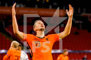 2020-11-15 - Luuk de Jong of the Netherlands reacts during the UEFA Nations League football match between Netherlands and Bosnia and Herzegovina on november 15, 2020 at Johan Cruijff Arena in Amsterdam, Netherlands - Photo Marcel ter Bals / Orange Pictures / DPPI - NETHERLANDS VS BOSNIA AND HERZEGOVINA - UEFA NATIONS LEAGUE - SOCCER