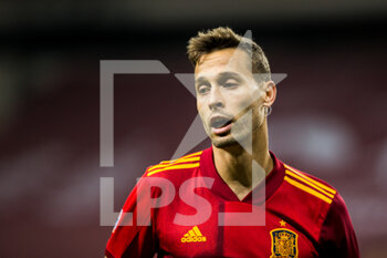 2020-11-17 - Sergio Canales of Spain during the UEFA Nations league football match between Spain and Germany on November 17, 2020 at the la Cartuja Stadium in Sevilla, Spain - Photo Joaquin Corchero / Spain DPPI / DPPI - SPAIN VS GERMANY - UEFA NATIONS LEAGUE - SOCCER