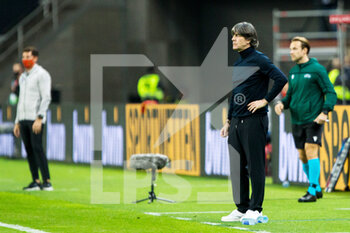 2020-11-17 - Joachim Low, head coach of Germany during the UEFA Nations league football match between Spain and Germany on November 17, 2020 at the la Cartuja Stadium in Sevilla, Spain - Photo Joaquin Corchero / Spain DPPI / DPPI - SPAIN VS GERMANY - UEFA NATIONS LEAGUE - SOCCER
