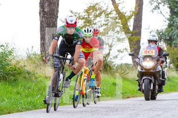 2019-10-01 - Stefano Gandin fuga a tre con Martin Marcellusi e Pasquale Abenante - 82° COPPA SAN VITO - ELITE E UNDER 23 - STREET - CYCLING