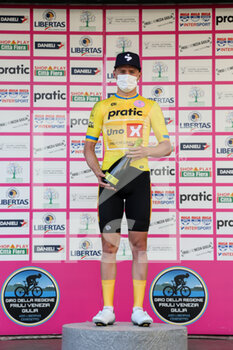 09/10/2020 - Race leader Niklas Larsen - Uno XPro Cycling Team yellow jersey - UNDER 23 ELITE - TAPPA IN LINEA – ROAD RACE VARIANO – SAN MARCO DI MERETO DI TOMBA - STRADA - CICLISMO