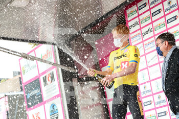 10/10/2020 - Yellow jersey for the leader Andreas Leknessund - Uno XPro Cycling Team - UNDER 23 ELITE - TAPPA IN LINEA - ROAD RACE SAN VITO AL TAGLIAMENTO – BUJA - STRADA - CICLISMO