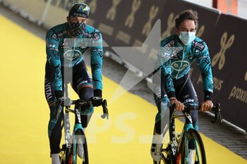 04/04/2021 - Jens Debusschere and Bryan Coquard of B&B Hotels P/B KTM during the UCI Ronde van Vlaanderen - Tour des Flandres 2021, cycling race, Antwerp - Oudenaarde on April, 4, 2021 in Oudenaarde, Belgium - Photo Laurent Lairys / DPPI - TOUR DES FLANDRES 2021 - ANTWERP - OUDENAARDE - STRADA - CICLISMO