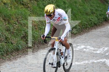 04/04/2021 - Greg Van Avermaet of AG2R Citroen Team in Koppenberg during the UCI Ronde van Vlaanderen - Tour des Flandres 2021, cycling race, Antwerp - Oudenaarde on April, 4, 2021 in Oudenaarde, Belgium - Photo Laurent Lairys / DPPI - TOUR DES FLANDRES 2021 - ANTWERP - OUDENAARDE - STRADA - CICLISMO