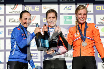 2019-11-10 - Podio donne ELITE KASTELIJN Yara, NEDLECHNER Eva ITA, WORST Annemarie NED - CAMPIONATO EUROPEO CICLOCROSS - CYCLOCROSS - CYCLING