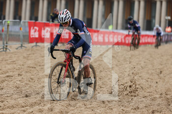 2021-01-30 - Antoine Huby from France during the 2021 UCI Cyclo-Cross World Championships, Men Under 23, on January 30, 2021 in Oostende, Belgium - Photo Fabien Boukla / DPPI - 2021 UCI CYCLO-CROSS WORLD CHAMPIONSHIPS, MEN UNDER 23 - CYCLOCROSS - CYCLING