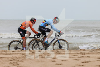 2021-01-30 - Ryan Kamp from Netherlands, Niels Vandeputte from Belgium during the 2021 UCI Cyclo-Cross World Championships, Men Under 23, on January 30, 2021 in Oostende, Belgium - Photo Fabien Boukla / DPPI - 2021 UCI CYCLO-CROSS WORLD CHAMPIONSHIPS, MEN UNDER 23 - CYCLOCROSS - CYCLING