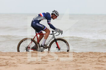2021-01-30 - Hugo Jot from France during the 2021 UCI Cyclo-Cross World Championships, Men Under 23, on January 30, 2021 in Oostende, Belgium - Photo Fabien Boukla / DPPI - 2021 UCI CYCLO-CROSS WORLD CHAMPIONSHIPS, MEN UNDER 23 - CYCLOCROSS - CYCLING