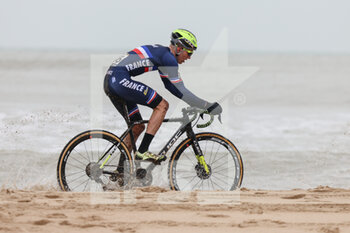 2021-01-30 - Theo Thomas from France during the 2021 UCI Cyclo-Cross World Championships, Men Under 23, on January 30, 2021 in Oostende, Belgium - Photo Fabien Boukla / DPPI - 2021 UCI CYCLO-CROSS WORLD CHAMPIONSHIPS, MEN UNDER 23 - CYCLOCROSS - CYCLING