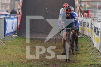 2021-01-30 - Filippo Fontana from Italy during the 2021 UCI Cyclo-Cross World Championships, Men Under 23, on January 30, 2021 in Oostende, Belgium - Photo Fabien Boukla / DPPI - 2021 UCI CYCLO-CROSS WORLD CHAMPIONSHIPS, MEN UNDER 23 - CYCLOCROSS - CYCLING