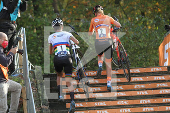 2020-11-07 - Annemarie Worst and Ceylin del Carmen Alvarado (NED) during the 2020 UEC Cyclo-Cross European Championships, Women Elite, on november 7, 2020 in Rosmalen, The Netherlands - Photo Orange Pictures / DPPI - 2020 UEC CYCLO-CROSS EUROPEAN CHAMPIONSHIPS, MEN UNDER 23 - CYCLOCROSS - CYCLING