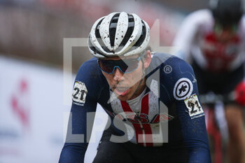 2021-01-31 - Curtis White from United States of America during the 2021 UCI Cyclo-Cross World Championships, Men Elite, on January 31, 2021 in Oostende, Belgium - Photo Fabien Boukla / DPPI - 2021 UCI CYCLO-CROSS WORLD CHAMPIONSHIPS, MEN ELITE - CYCLOCROSS - CYCLING