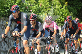 2021-05-28 - Egan Bernal with the Ineos Team - 19^ TAPPA - ABBIATEGRASSO - ALPE DI MERA - GIRO D'ITALIA - CYCLING