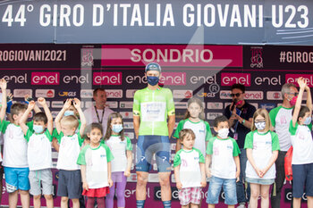 2021-06-09 - presentazione maglia verde: Michael Belleri (Biesse Arvedi Asd) - GIRO D'ITALIA U23 SONDRIO-LAGO CAMPO MORO - GIRO D'ITALIA - CYCLING