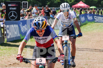 2019-08-04 - PAULINE FERRAND PREVOT - JOLANDA NEFF - COPPA DEL MONDO CROSS-COUNTRY - VAL DI SOLE UCI MTB WORLD CUP 2019 - WOMEN - MTB - MOUNTAIN BIKE - CYCLING