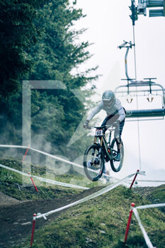 2021-07-25 - PFIFFNER Lukas during the iXS European Downhill Cup, Mountain Bike cycling event on July 25, 2021 in Pila, Italy - Photo Olly Bowman / DPPI - IXS EUROPEAN DOWNHILL CUP 2021 - MTB - MOUNTAIN BIKE - CYCLING