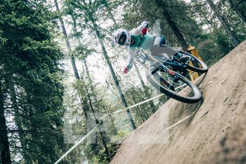 2021-07-25 - NEISSL Marlena during the iXS European Downhill Cup, Mountain Bike cycling event on July 25, 2021 in Pila, Italy - Photo Olly Bowman / DPPI - IXS EUROPEAN DOWNHILL CUP 2021 - MTB - MOUNTAIN BIKE - CYCLING