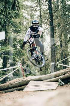 2021-07-25 - SAURER Elia during the iXS European Downhill Cup, Mountain Bike cycling event on July 25, 2021 in Pila, Italy - Photo Olly Bowman / DPPI - IXS EUROPEAN DOWNHILL CUP 2021 - MTB - MOUNTAIN BIKE - CYCLING