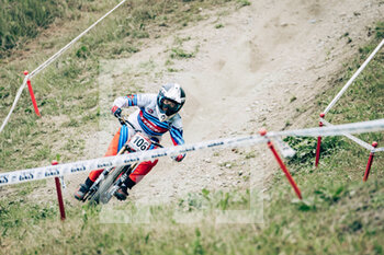 2021-07-25 - MARCELLINI Alia during the iXS European Downhill Cup, Mountain Bike cycling event on July 25, 2021 in Pila, Italy - Photo Olly Bowman / DPPI - IXS EUROPEAN DOWNHILL CUP 2021 - MTB - MOUNTAIN BIKE - CYCLING