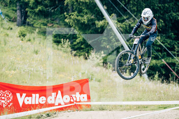 2021-07-25 - COSTANTINI Lorenzo during the iXS European Downhill Cup, Mountain Bike cycling event on July 25, 2021 in Pila, Italy - Photo Olly Bowman / DPPI - IXS EUROPEAN DOWNHILL CUP 2021 - MTB - MOUNTAIN BIKE - CYCLING