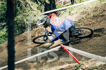 2021-07-25 - RIHTAR SALEHAR Vidian during the iXS European Downhill Cup, Mountain Bike cycling event on July 25, 2021 in Pila, Italy - Photo Olly Bowman / DPPI - IXS EUROPEAN DOWNHILL CUP 2021 - MTB - MOUNTAIN BIKE - CYCLING
