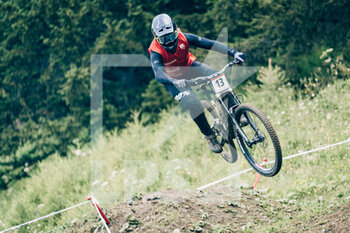 2021-07-25 - WEBER Basil during the iXS European Downhill Cup, Mountain Bike cycling event on July 25, 2021 in Pila, Italy - Photo Olly Bowman / DPPI - IXS EUROPEAN DOWNHILL CUP 2021 - MTB - MOUNTAIN BIKE - CYCLING