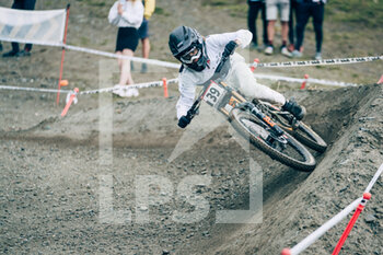 2021-07-25 - RAINIO Onni during the iXS European Downhill Cup, Mountain Bike cycling event on July 25, 2021 in Pila, Italy - Photo Olly Bowman / DPPI - IXS EUROPEAN DOWNHILL CUP 2021 - MTB - MOUNTAIN BIKE - CYCLING