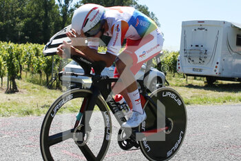 2021-07-17 - Anthony Turgis of Total Direct Energie during the Tour de France 2021, Cycling race stage 20, time trial, Libourne - Saint Emilion (30,8 Km) on July17, 2021 in Lussac, France - Photo Laurent Lairys / DPPI - TOUR DE FRANCE 2021, CYCLING RACE STAGE 20, TIME TRIAL, LIBOURNE - SAINT EMILION (30,8 KM) - TOUR DE FRANCE - CYCLING