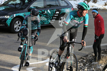 2021-02-13 - Ide Schelling of BORA - hansgrohe and Jonathan Hivert of B&B Hotels during the Tour de la Provence, Stage 3, Istres â Chalet Reynard ( Mont Ventoux ) on February 13, 2021 in Bédoin, France - Photo Laurent Lairys / DPPI - TOUR DE LA PROVENCE, STAGE 3, ISTRES A CHALET REYNARD ( MONT VENTOUX ) - TOUR DE LA PROVENCE - CYCLING
