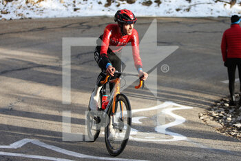 2021-02-13 - Gino Mader of Bahrain - Victorious during the Tour de la Provence, Stage 3, Istres â Chalet Reynard ( Mont Ventoux ) on February 13, 2021 in Bédoin, France - Photo Laurent Lairys / DPPI - TOUR DE LA PROVENCE, STAGE 3, ISTRES A CHALET REYNARD ( MONT VENTOUX ) - TOUR DE LA PROVENCE - CYCLING