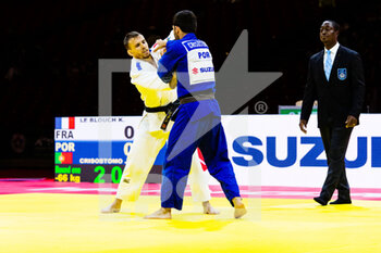 2021-06-07 - Kilian Le Blouch of France, Joao Cristostomo of Portugal during the IJF World Judo Championships 2021 on June 7, 2021 at Budapest Sports Arena in Budapest, Hungary - Photo Yannick Verhoeven / Orange Pictures / DPPI - IJF WORLD JUDO CHAMPIONSHIPS 2021 - JUDO - CONTACT