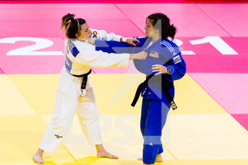 2021-06-07 - Anna Box Perez of Spain, Katelyn Jarrel of the United States during the IJF World Judo Championships 2021 on June 7, 2021 at Budapest Sports Arena in Budapest, Hungary - Photo Yannick Verhoeven / Orange Pictures / DPPI - IJF WORLD JUDO CHAMPIONSHIPS 2021 - JUDO - CONTACT