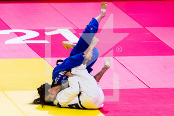 2021-06-07 - Anna Box Perez of Spain, Katelyn Jarrel of United States during the IJF World Judo Championships 2021 on June 7, 2021 at Budapest Sports Arena in Budapest, Hungary - Photo Yannick Verhoeven / Orange Pictures / DPPI - IJF WORLD JUDO CHAMPIONSHIPS 2021 - JUDO - CONTACT