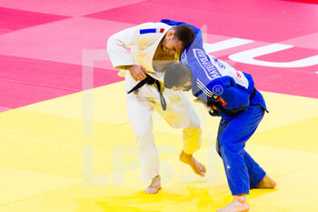 2021-06-07 - Matej Poliak of Slovenia, Kilian Le Blouch of France during the IJF World Judo Championships 2021 on June 7, 2021 at Budapest Sports Arena in Budapest, Hungary - Photo Yannick Verhoeven / Orange Pictures / DPPI - IJF WORLD JUDO CHAMPIONSHIPS 2021 - JUDO - CONTACT