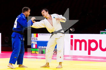2021-06-07 - Vadim Bunescu of Moldova, Kilian Le Blouch of France during the IJF World Judo Championships 2021 on June 7, 2021 at Budapest Sports Arena in Budapest, Hungary - Photo Yannick Verhoeven / Orange Pictures / DPPI - IJF WORLD JUDO CHAMPIONSHIPS 2021 - JUDO - CONTACT