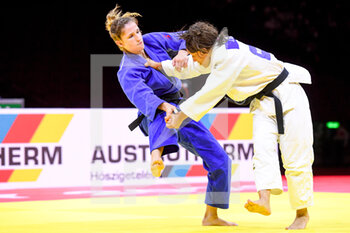 2021-06-07 - Fabienne Koch of Switzerland, Joana Ramos of Portugal during the IJF World Judo Championships 2021 on June 7, 2021 at Budapest Sports Arena in Budapest, Hungary - Photo Yannick Verhoeven / Orange Pictures / DPPI - IJF WORLD JUDO CHAMPIONSHIPS 2021 - JUDO - CONTACT