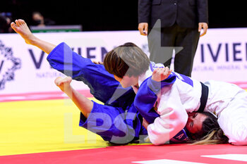 2021-06-07 - Ana Box Perez of Spain, Ai Shishime of Japan during the IJF World Judo Championships 2021 on June 7, 2021 at Budapest Sports Arena in Budapest, Hungary - Photo Yannick Verhoeven / Orange Pictures / DPPI - IJF WORLD JUDO CHAMPIONSHIPS 2021 - JUDO - CONTACT