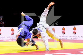 2021-06-07 - Joshiro Maruyama of Japan, Manuel Lombardo of Italy during the IJF World Judo Championships 2021 on June 7, 2021 at Budapest Sports Arena in Budapest, Hungary - Photo Yannick Verhoeven / Orange Pictures / DPPI - IJF WORLD JUDO CHAMPIONSHIPS 2021 - JUDO - CONTACT