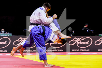 2021-06-07 - Joshiro Maruyama of Japan, Manuel Lombardo of Italy during the IJF World Judo Championships 2021 on June 7, 2021 at Budapest Sports Arena in Budapest, Hungary - Photo Yannick Verhoeven / Orange Pictures / DPPI - IJF WORLD JUDO CHAMPIONSHIPS 2021 - JUDO - CONTACT
