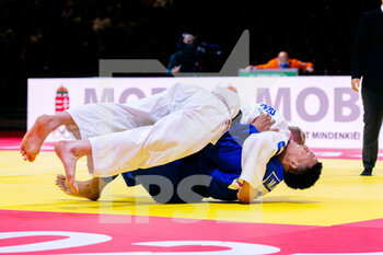 2021-06-09 - Frank de Wit of the Netherlands, Medickson Del Orbe Cortorreal of the Dominican Republic during the IJF World Judo Championships 2021 on June 9, 2021 at Budapest Sports Arena in Budapest, Hungary - Photo Yannick Verhoeven / Orange Pictures / DPPI - IJF WORLD JUDO CHAMPIONSHIPS 2021 - JUDO - CONTACT