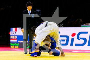 2021-06-09 - Sanne Vermeer of the Netherlands, Clarisse Agbegnenou of France during the IJF World Judo Championships 2021 on June 9, 2021 at Budapest Sports Arena in Budapest, Hungary - Photo Yannick Verhoeven / Orange Pictures / DPPI - IJF WORLD JUDO CHAMPIONSHIPS 2021 - JUDO - CONTACT