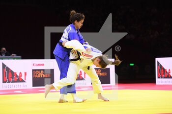 2021-06-09 - Anja Obradovic of Serbia and Anriquelis Barrios of Venezuela during the IJF World Judo Championships 2021 on June 9, 2021 at Budapest Sports Arena in Budapest, Hungary - Photo Yannick Verhoeven / Orange Pictures / DPPI - IJF WORLD JUDO CHAMPIONSHIPS 2021 - JUDO - CONTACT