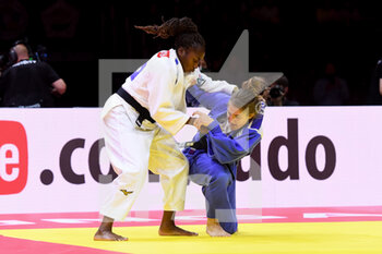 2021-06-09 - Clarisse Agbegnenou of France and Andreja Leski of Slovenia during the IJF World Judo Championships 2021 on June 9, 2021 at Budapest Sports Arena in Budapest, Hungary - Photo Yannick Verhoeven / Orange Pictures / DPPI - IJF WORLD JUDO CHAMPIONSHIPS 2021 - JUDO - CONTACT