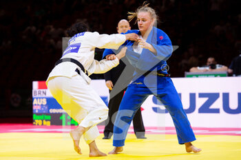 2021-06-10 - Asma Alrebai of Bahrain, Aoife Coughlan of Australia during the IJF World Judo Championships 2021 on June 10, 2021 at Budapest Sports Arena in Budapest, Hungary - Photo Yannick Verhoeven / Orange Pictures / DPPI - IJF WORLD JUDO CHAMPIONSHIPS 2021 - JUDO - CONTACT