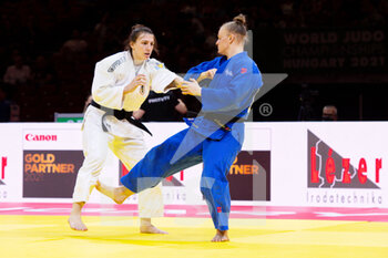 2021-06-10 - Michaela Polleres of Austria, Aoife Coughlan of Australia during the IJF World Judo Championships 2021 on June 10, 2021 at Budapest Sports Arena in Budapest, Hungary - Photo Yannick Verhoeven / Orange Pictures / DPPI - IJF WORLD JUDO CHAMPIONSHIPS 2021 - JUDO - CONTACT