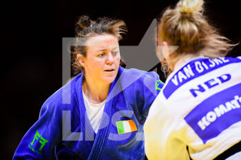 2021-06-10 - Sanne van Dijke of the Netherlands, Megan Fletcher of Ireland during the IJF World Judo Championships 2021 on June 10, 2021 at Budapest Sports Arena in Budapest, Hungary - Photo Yannick Verhoeven / Orange Pictures / DPPI - IJF WORLD JUDO CHAMPIONSHIPS 2021 - JUDO - CONTACT